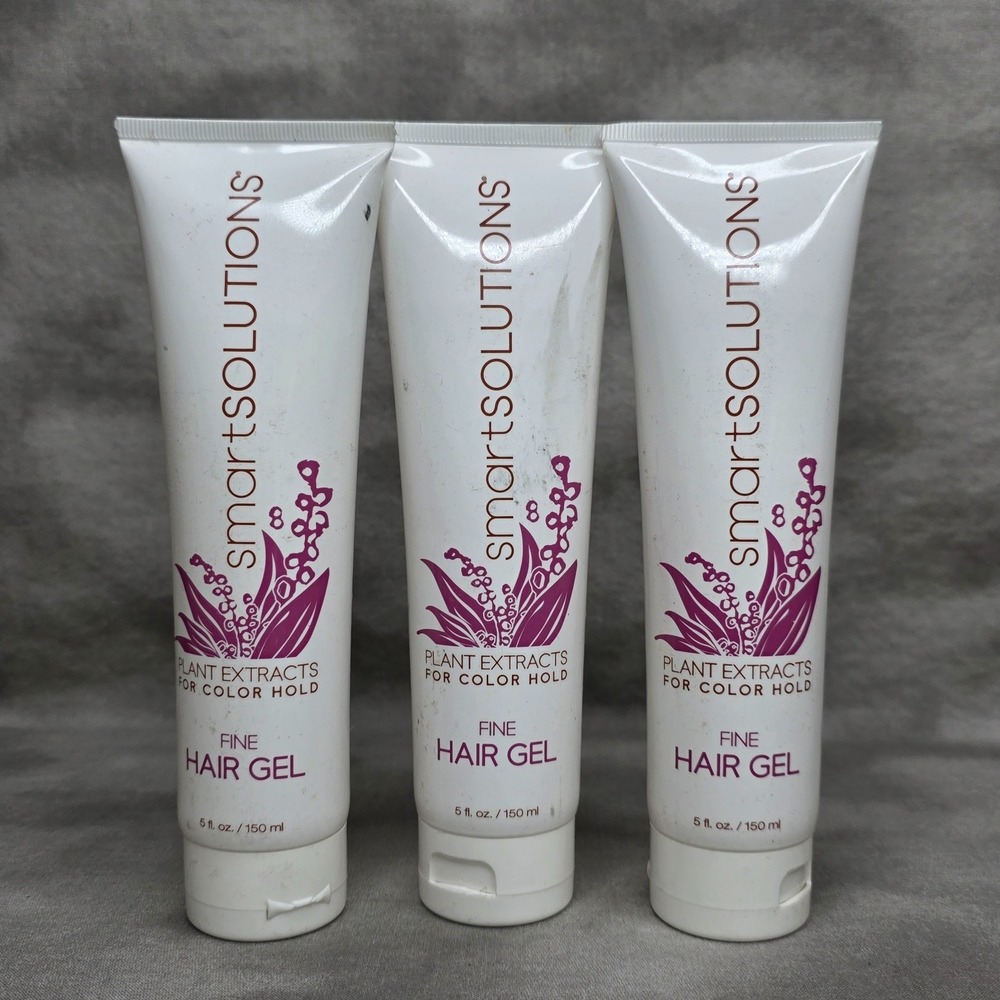 (X3) Smart Solutions FHG Fine Hair Gel 5 fl oz Thickens Fine Hair